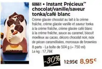Thiriet Instant précieux chocolat/vanille/saveur tonka/café blanc offre