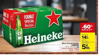 Carrefour Bière Format Spécial HEINEKEN offre