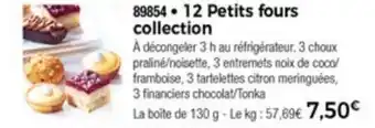 Thiriet 12 Petits fours collection offre