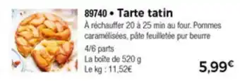 Thiriet Tarte tatin offre
