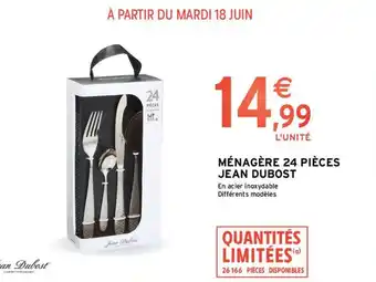Intermarché Contact Jean dubost - ménagère 24 pièces offre