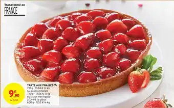 Intermarché Contact Tarte aux fraises offre