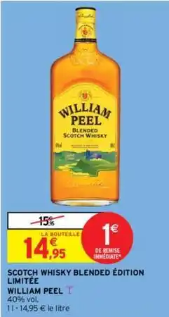 William peel - scotch whisky blended edition