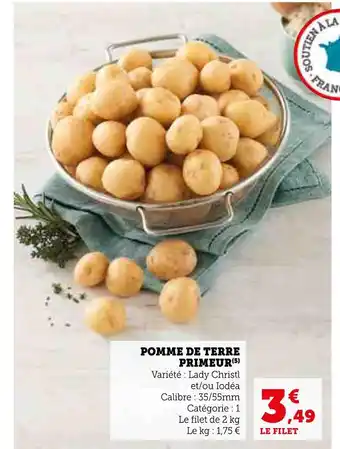 Super U POMME DE TERRE PRIMEUR offre