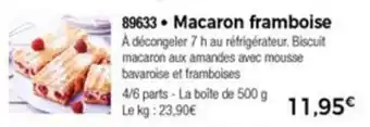 Thiriet Macaron framboise offre