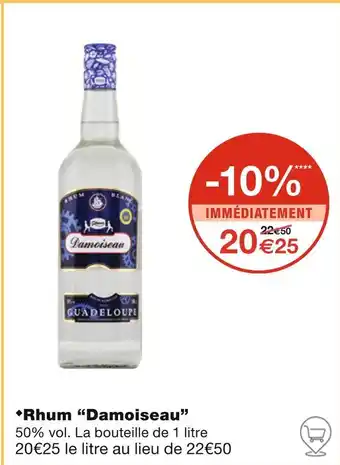 Monoprix Damoiseau Rhum offre