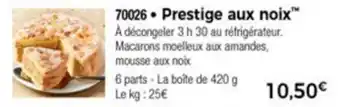 Thiriet Prestige aux noix offre