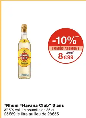 Havana Club Rhum 3 ans