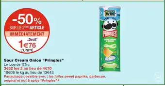 Monoprix Pringles Sour Cream Onion offre