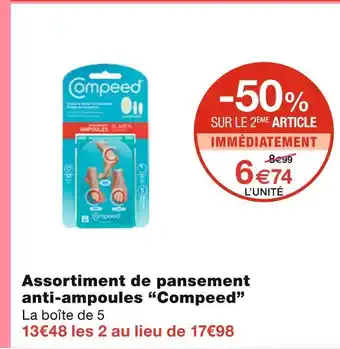 Compeed Assortiment de pansement anti-ampoules