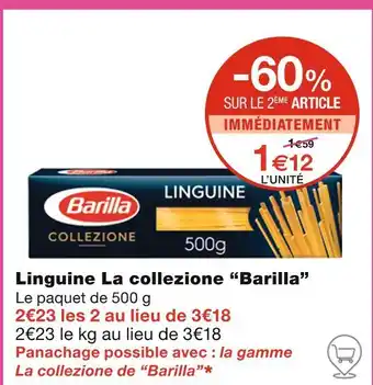 Monoprix Barilla Linguine La collezione offre