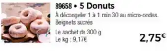 Thiriet 5 Donuts offre