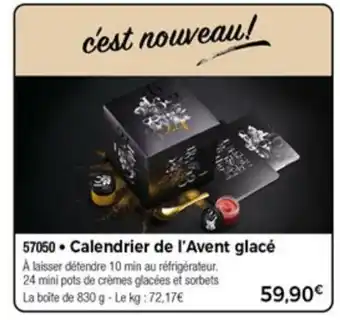 Thiriet Calendrier de l'avent glacé offre