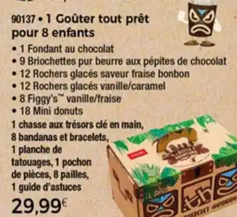 1 Goûter tout prêt pour 8 enfants