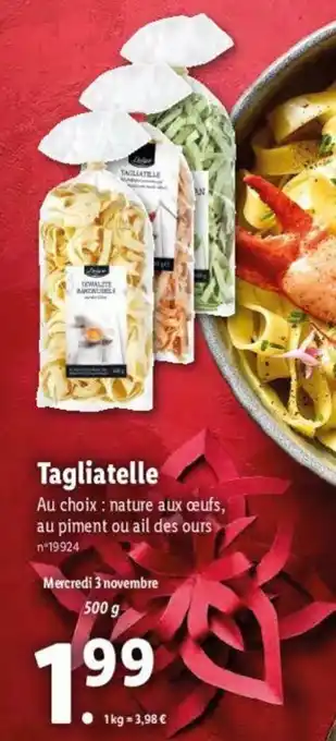 Lidl Tagliatelle offre