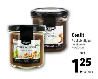 Lidl Confit offre