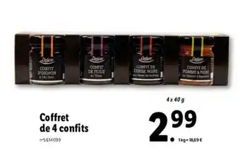 Lidl Coffret de 4 confits offre