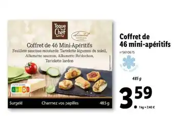 Coffret de 46 mini-apéritifs
