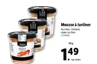 Mousse à tartiner