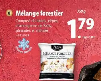 Lidl Mélange forestier offre