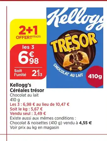 Kellogg's Céréales trésor