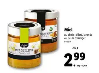 Lidl Miel offre