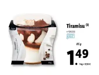 Lidl Tiramisu offre
