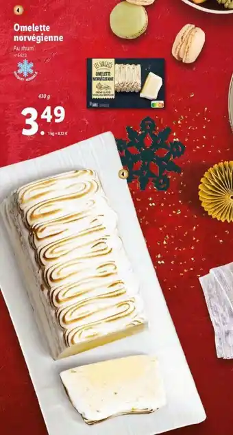 Lidl Omelette norvégienne offre