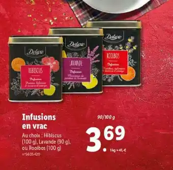 Infusions en vrac