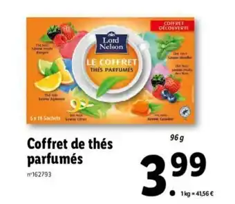 Lidl Coffret de thés parfumés offre