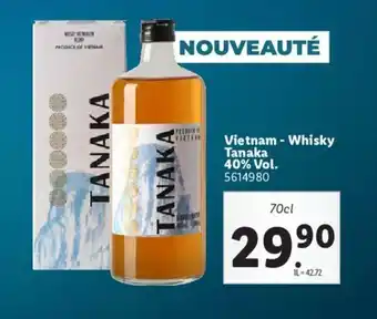 Lidl Vietnam - whisky tanaka offre