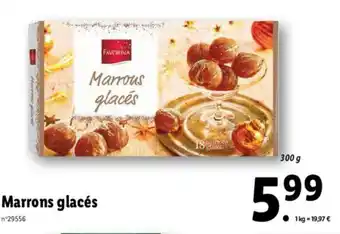 Lidl Marrons glacés offre