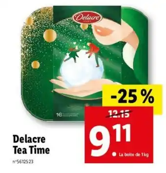 Lidl Delacre tea time offre