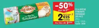 Leader Price Président - la büche fondante offre
