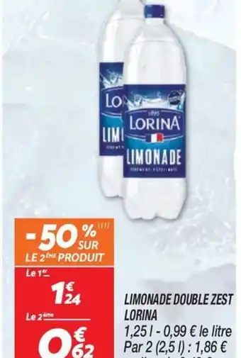 Netto LIMONADE DOUBLE ZEST LORINA offre
