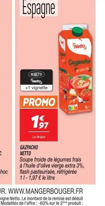 Netto GAZPACHO NETTO offre