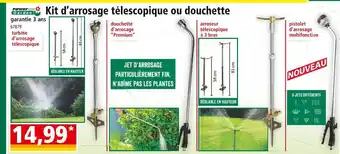 Norma Power Garden Kit d'arrosage télescopique ou douchette offre