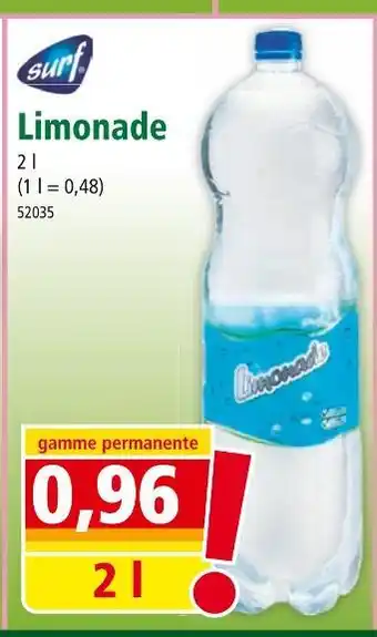 Norma surf Limonade offre