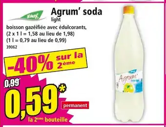 Norma surf Agrum’ soda light offre