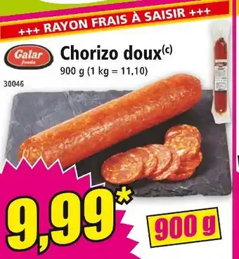 Norma Galar Chorizo doux offre