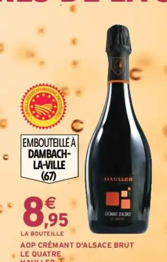 Intermarché AOP CRÉMANT D'ALSACE BRUT LE QUATRE HAULLER I offre