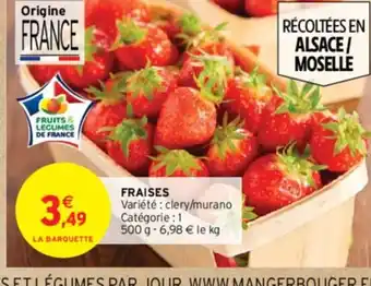 Intermarché FRAISES offre