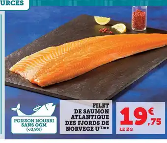 U Express FILET DE SAUMON ATLANTIQUE DES FJORDS DE NORVEGE U offre