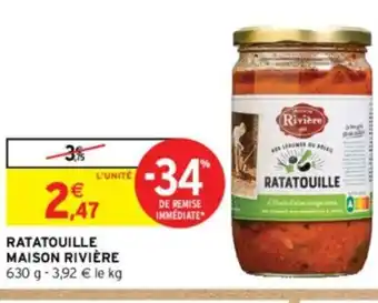 Intermarché RATATOUILLE MAISON RIVIÈRE offre