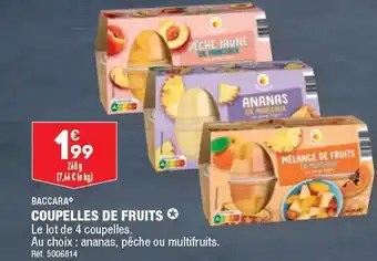 ALDI BACCARA® COUPELLES DE FRUITS ✪ offre