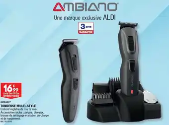 ALDI TONDEUSE MULTI-STYLE offre