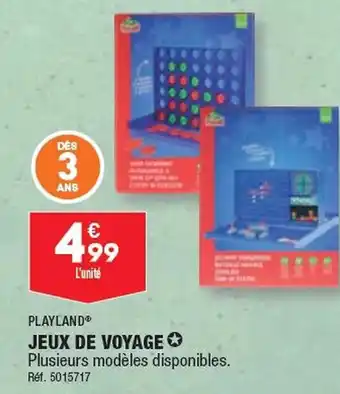 ALDI PLAYLAND® JEUX DE VOYAGE✪ offre