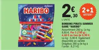 E.Leclerc BONBONS PINATA SUMMER GAME "HARIBO❞ offre