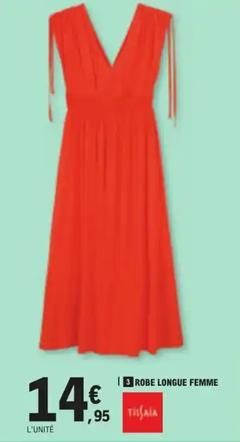 E.Leclerc ROBE LONGUE FEMME offre