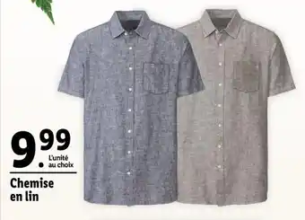 Lidl Chemise en lin offre
